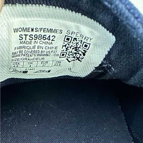 NWOB! Sperry Top-Sider Women's Pier Wave Blue Canvas Sneakers Slip On Size 6.5 - Picture 7 of 13